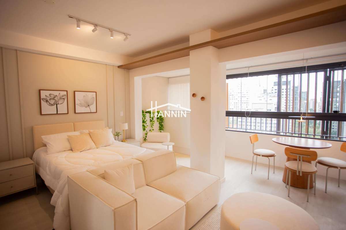 Studio à venda em São Paulo, Cerqueira César, com 1 quarto, 35,11m²